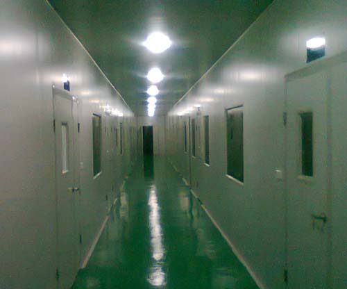 CLEANROOM FOR THE MANUFACTURE OF FOOD, PHARMACEUTICAL, BIOLOGICAL, MEDICAL