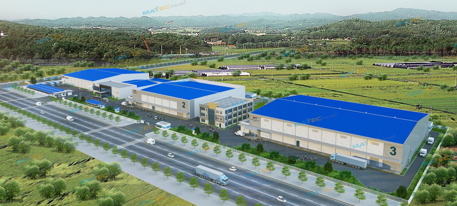 Dự án nhà máy DYT giai đoạn 3; KCN Quang Châu, Bắc Giang