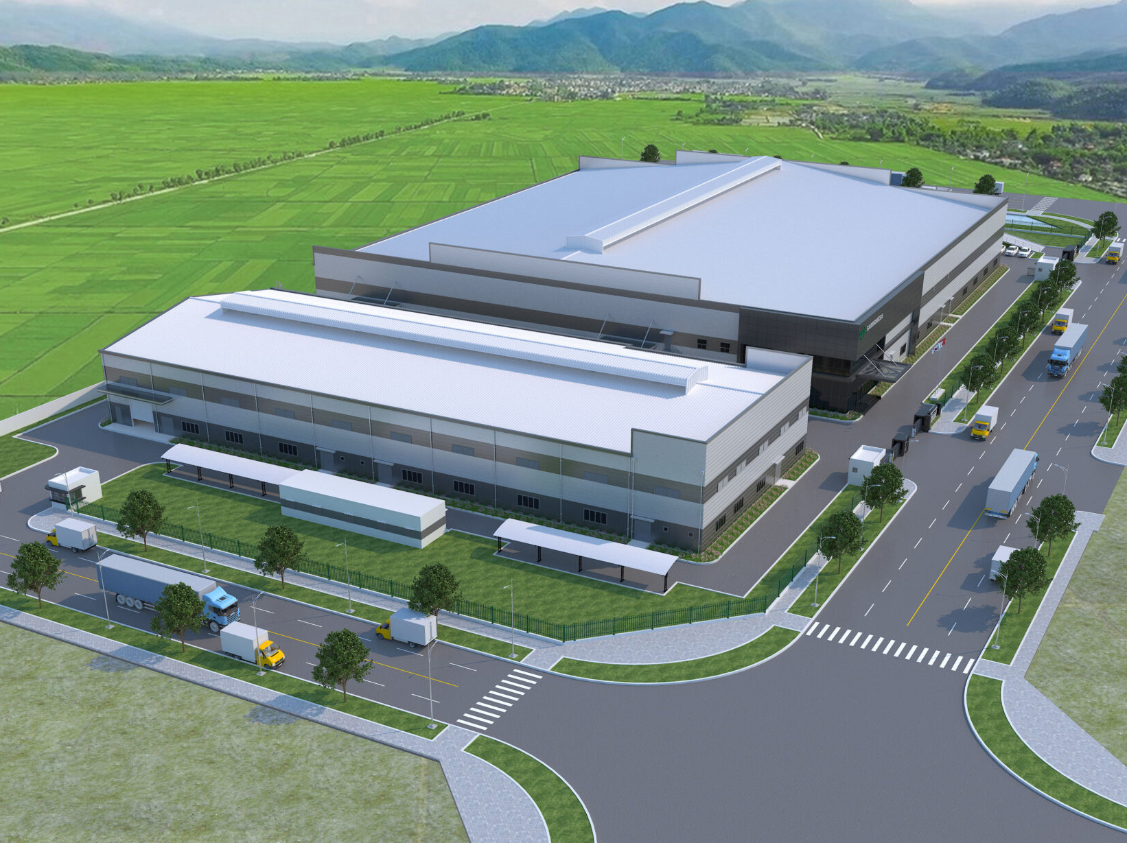Cấp hàng cho dự án Nhà máy SHSV - Hưng Yên