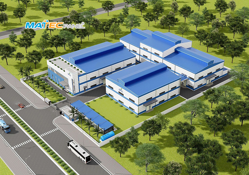 Thi Công Panel Nhà Máy DPEC Tại Ninh Bình – MatecPanel Hoàn Thành Đúng Tiến Độ